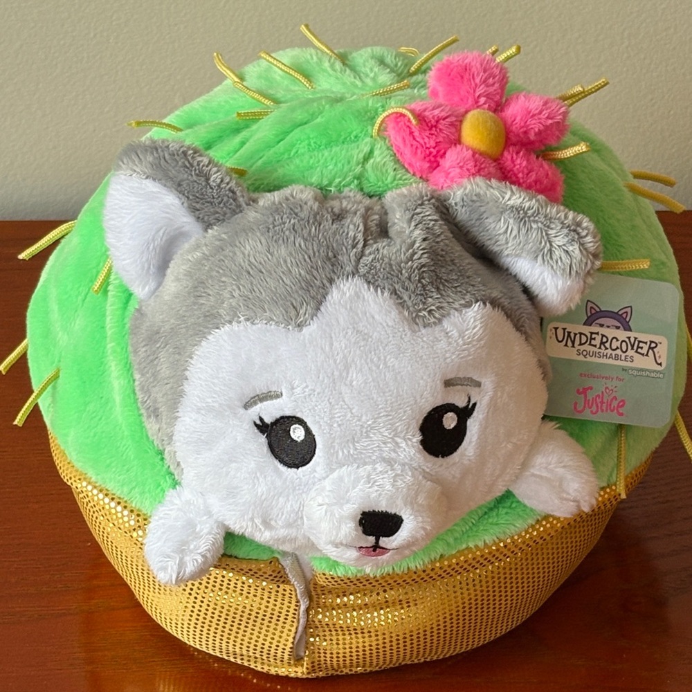 Justice Exclusive Undercover Squishables Husky
